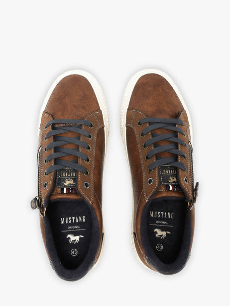 Sneakers Mustang Bruin men M0041005 ander zicht 3