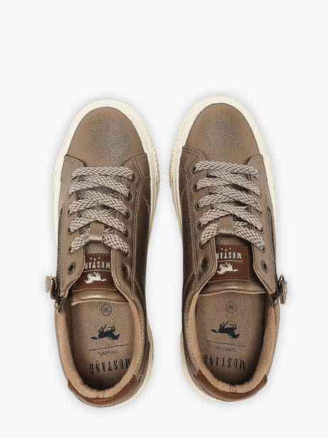 Sneakers Mustang Goud women M0112011 ander zicht 3