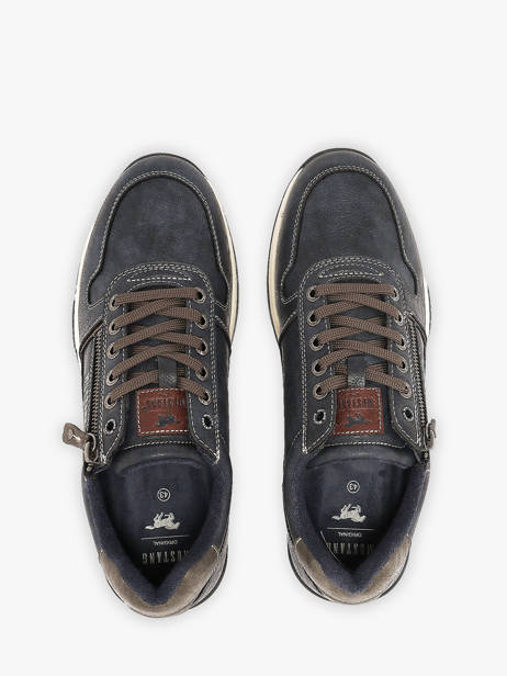 Sneakers Mustang Blauw men M0281006 ander zicht 3