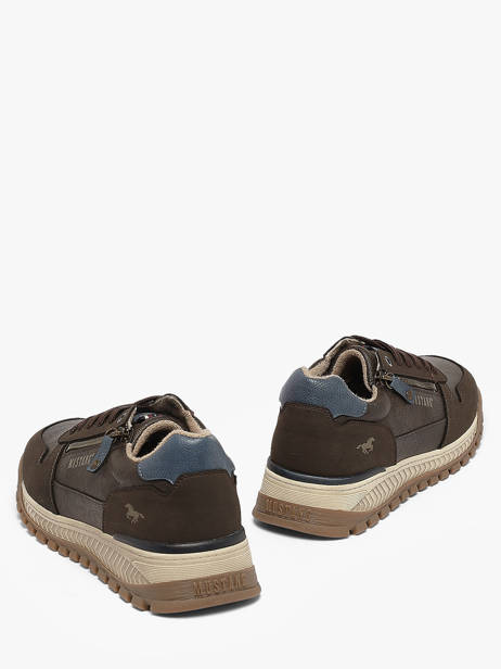 Sneakers Mustang Bruin men M0021002 ander zicht 2