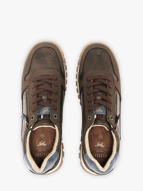 Sneakers Mustang Bruin men M0021002 ander zicht 3