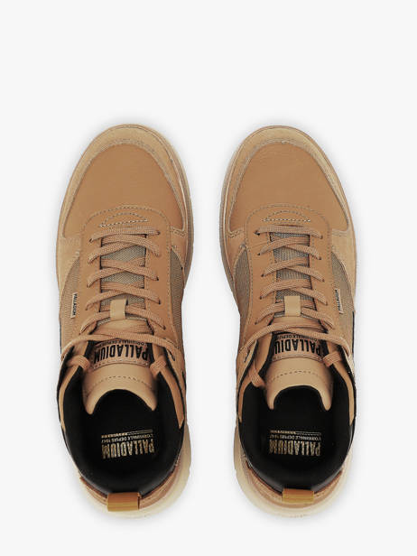 Sneakers Uit Leder Palladium Beige men 4340252 ander zicht 3