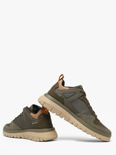 Sneakers Uit Leder Palladium Groen men 4340325 ander zicht 2