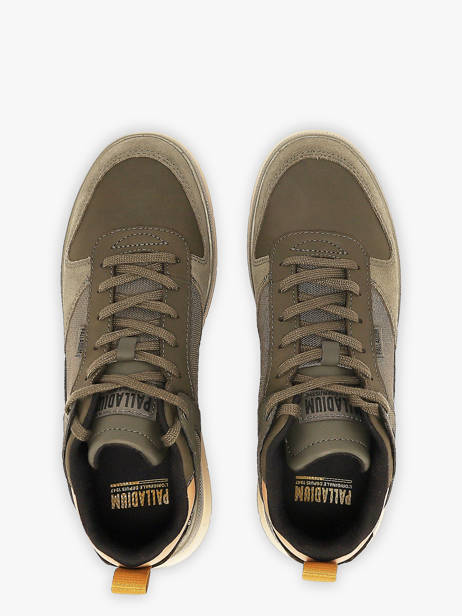 Sneakers Uit Leder Palladium Groen men 4340325 ander zicht 3