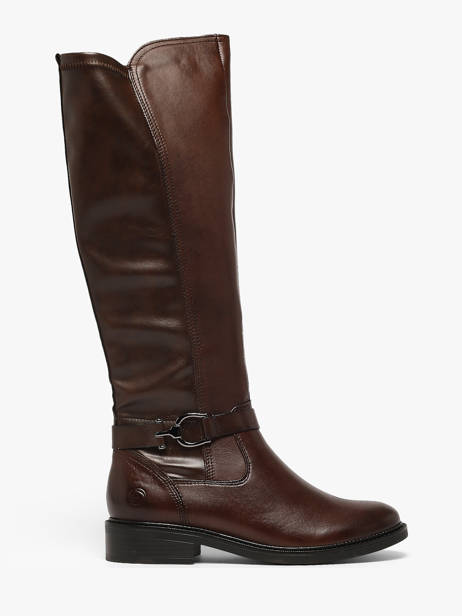 Laarzen Uit Leder Remonte Bruin women 25