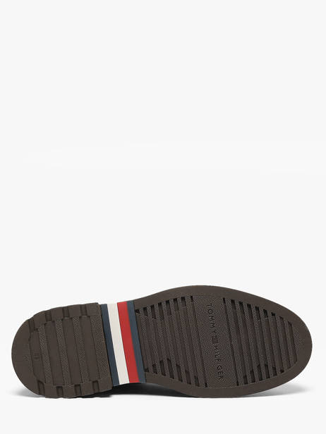 Derby Veterschoenen Uit Leder Tommy hilfiger Bruin men 5980GVQ ander zicht 4