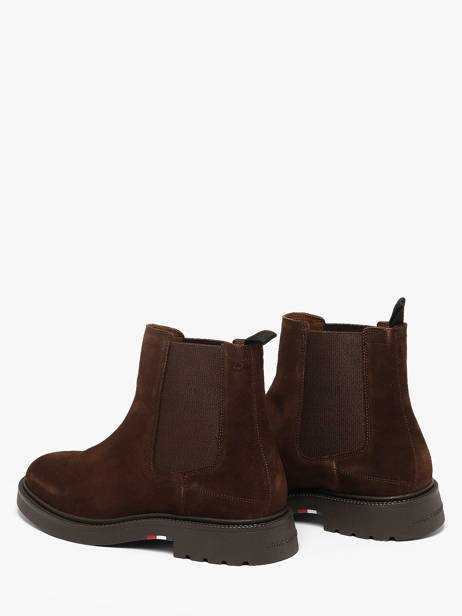 Chelsea Boots Uit Leder Tommy hilfiger Bruin men 5952GT6 ander zicht 2