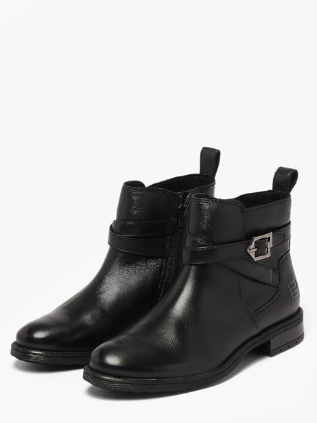 Chelsea Boots Uit Leder Tt. bagatt Zwart women XS394000 ander zicht 1