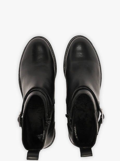 Chelsea Boots Uit Leder Tt. bagatt Zwart women XS394000 ander zicht 3