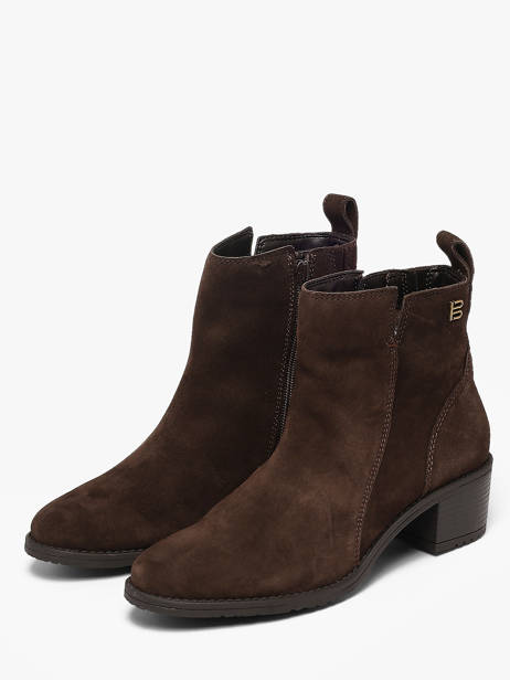 Enkellaarsjes Met Hak Uit Leder Tt. bagatt Bruin women 683E1400 ander zicht 1
