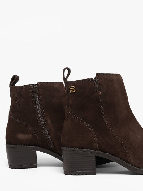 Enkellaarsjes Met Hak Uit Leder Tt. bagatt Bruin women 683E1400 ander zicht 2
