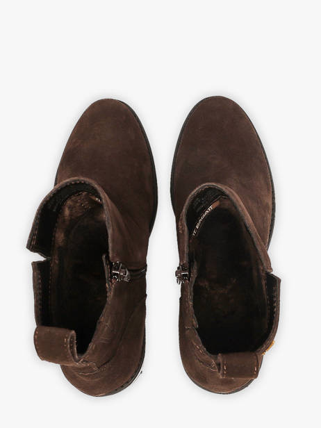 Enkellaarsjes Met Hak Uit Leder Tt. bagatt Bruin women 683E1400 ander zicht 3