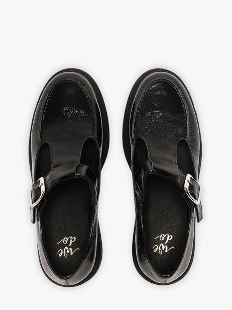 Derby Veterschoenen Uit Leder We do Zwart women CO11411 ander zicht 3