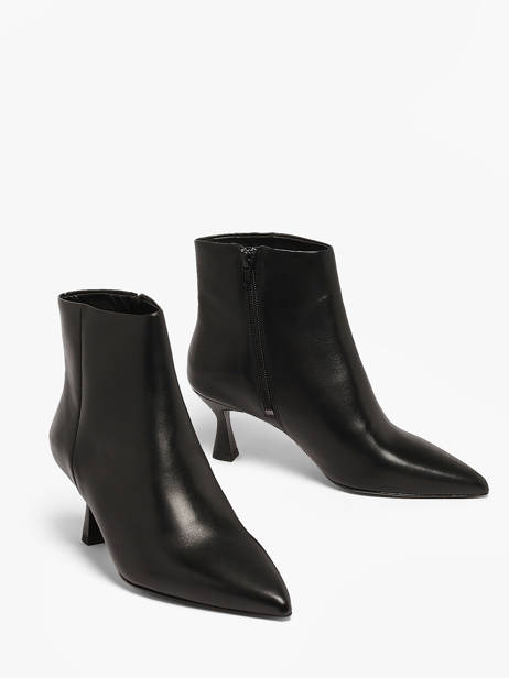 Enkellaarzen Met Naaldhak Uit Leder We do Zwart women CO90048C ander zicht 1