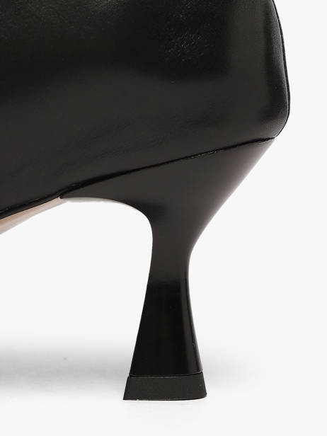 Enkellaarzen Met Naaldhak Uit Leder We do Zwart women CO90048C ander zicht 2