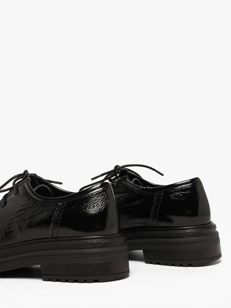 Derby Veterschoenen Uit Leder We do Zwart women CO22346 ander zicht 2