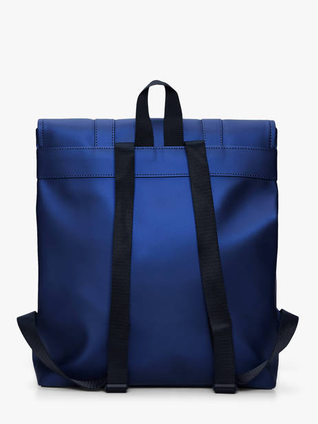 Msn Bag Mini - Rugzak 1 Compartiment Rains Blauw city 13310 ander zicht 3