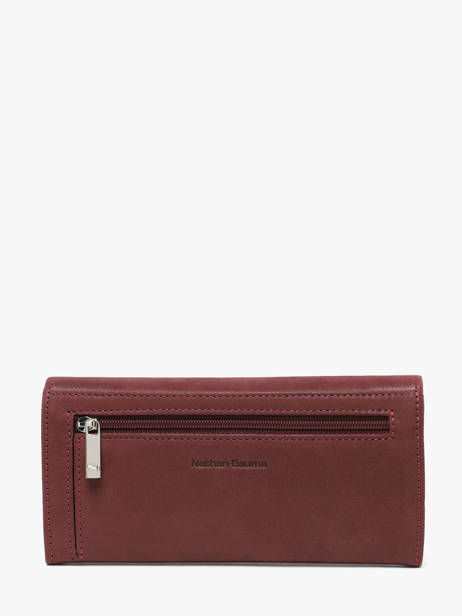 Portefeuille Leder Nathan baume Rood dynasty NG ander zicht 2