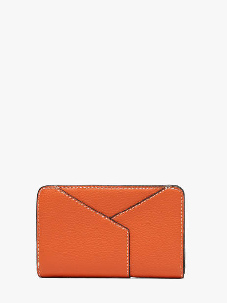 Portefeuille Enveloppe Leder Lancel Oranje enveloppe A13710 ander zicht 2