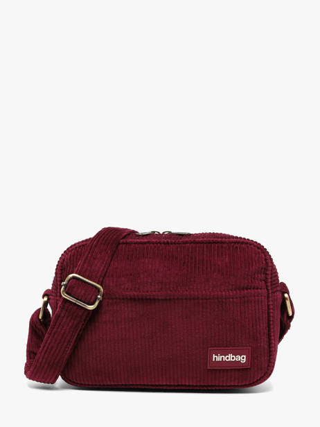 Cross Body Tas Hindbag Rood velours V
