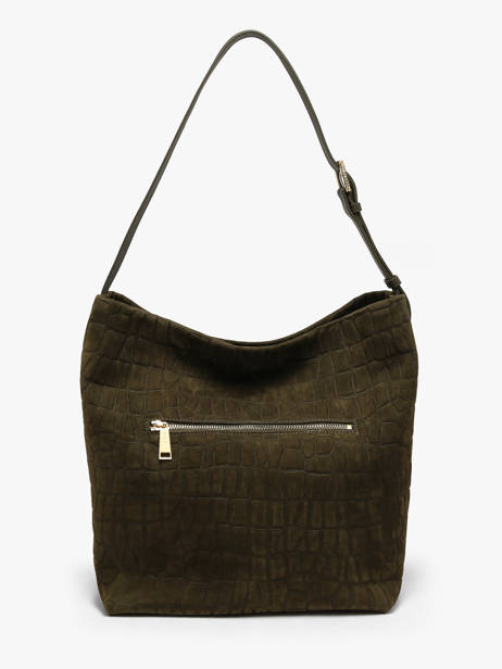 Schoudertas Suede Exo Lancaster Groen suede exo 65 ander zicht 3