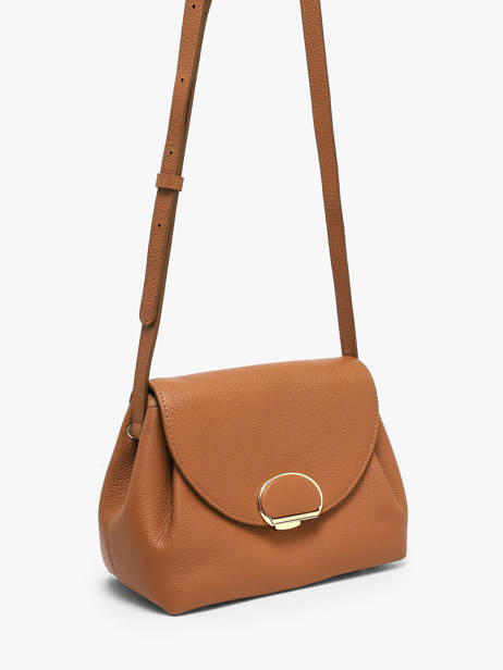 Cross Body Tas Milano Pia Leder Lancaster Bruin milano pia 130 ander zicht 1