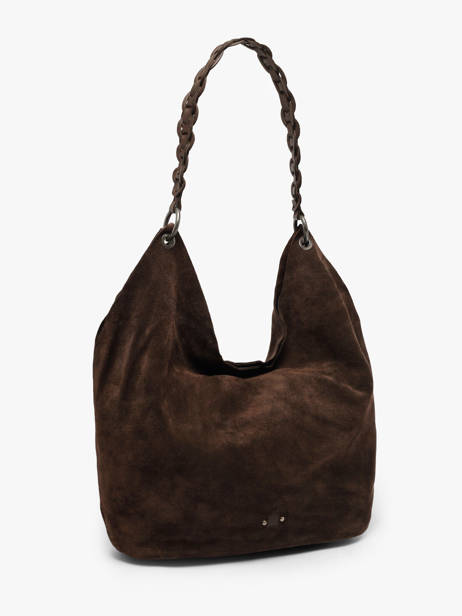 Schoudertas Leather Biba Bruin leather ENO1L ander zicht 1