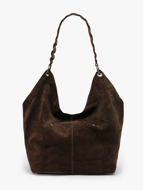 Schoudertas Leather Biba Bruin leather ENO1L ander zicht 3