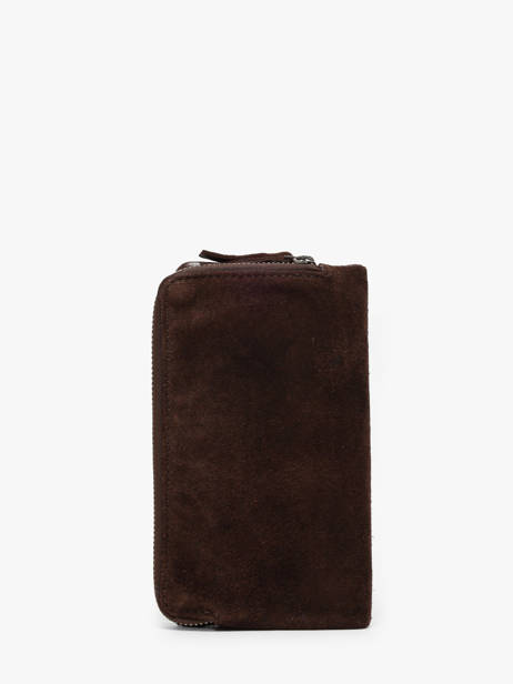 Portefeuille Leder Biba Bruin leather ENO2L ander zicht 2