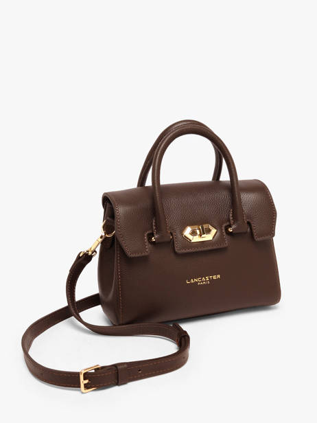 Cross Body Tas Milano Cosmos Leder Lancaster Bruin milano cosmos 79 ander zicht 1