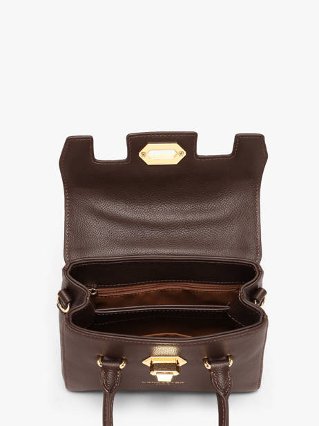 Cross Body Tas Milano Cosmos Leder Lancaster Bruin milano cosmos 79 ander zicht 2