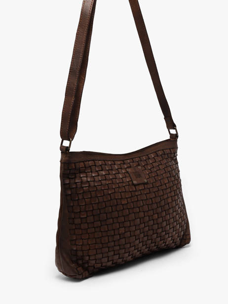 Cross Body Tas Heritage Leder Biba Bruin heritage KA2 ander zicht 1