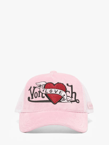 Damespet Love Velours Von dutch Roze accessoires VEL