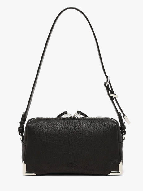 Cross Body Tas Mini Bauletto Leder Pinko Zwart love bag soft 6967A3CX ander zicht 5