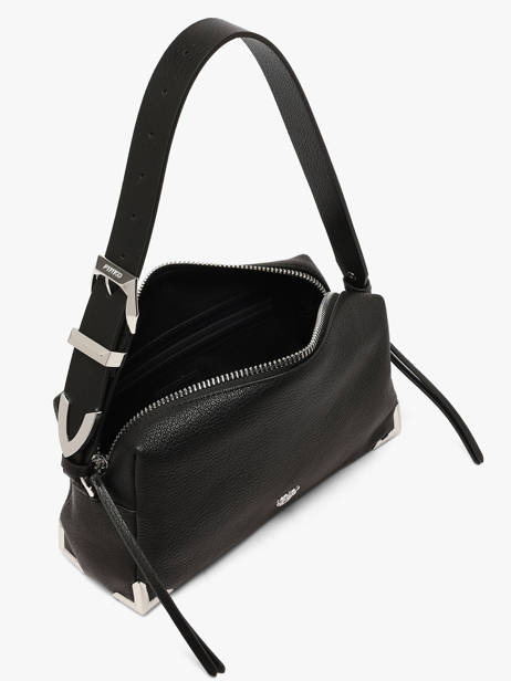 Cross Body Tas Bauletto Leder Pinko Zwart love bag soft 6761A3CX ander zicht 4