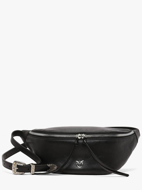 Belt Bag Love Bag Icon Leder Pinko Zwart love bag icon 6724A2JG