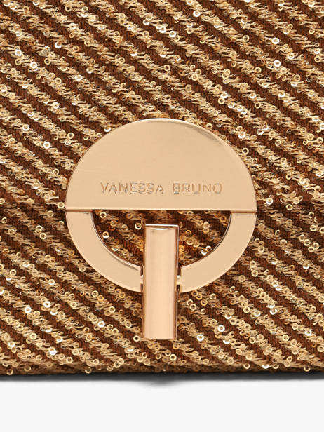 Cross Body Tas M Moon Tricot En Pailletten Vanessa bruno Goud moon 19V40533 ander zicht 2