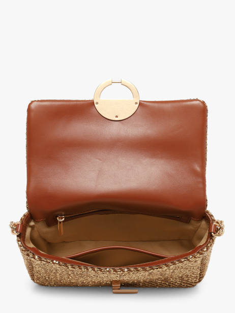 Cross Body Tas M Moon Tricot En Pailletten Vanessa bruno Goud moon 19V40533 ander zicht 3