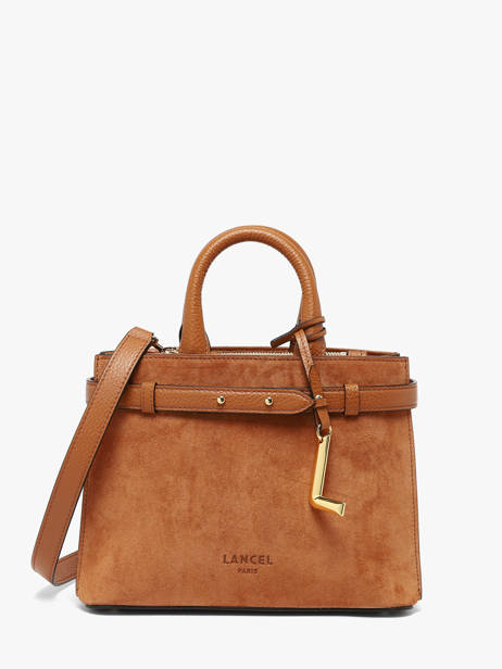 Handtas Faubourg Lancel Bruin faubourg A14399