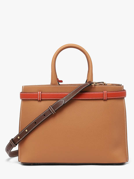 Handtas Faubourg Leder Lancel Bruin faubourg A13548 ander zicht 5