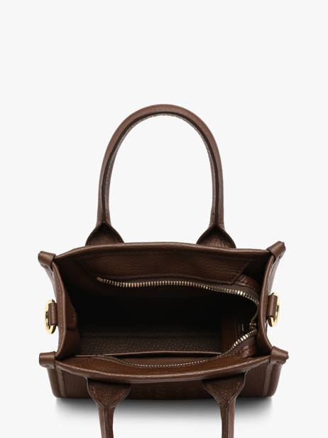Cross Body Tas Mini Jour Leder Lancel Bruin jour A14078 ander zicht 4