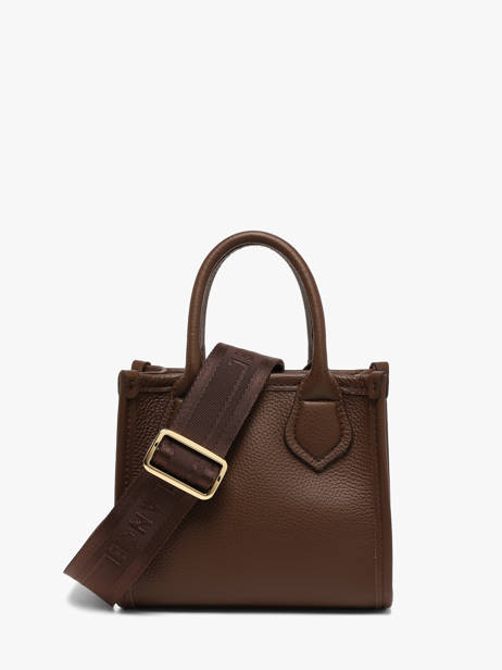 Cross Body Tas Mini Jour Leder Lancel Bruin jour A14078 ander zicht 5
