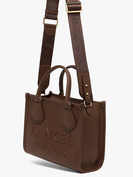 Cross Body Tas S Jour Leder Lancel Bruin jour A12995 ander zicht 1