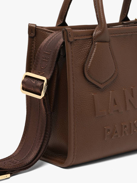 Cross Body Tas S Jour Leder Lancel Bruin jour A12995 ander zicht 2