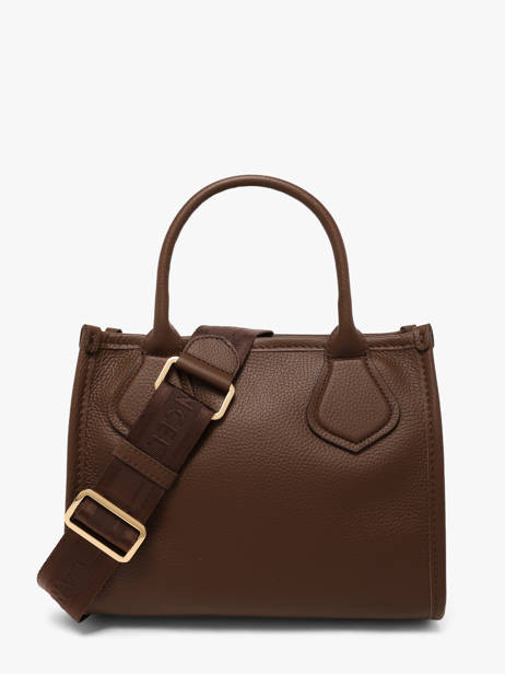 Cross Body Tas S Jour Leder Lancel Bruin jour A12995 ander zicht 4
