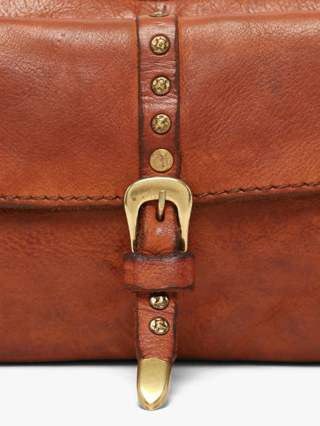 Cross Body Tas Kura Leder Campomaggi Bruin kura 34070ND ander zicht 2