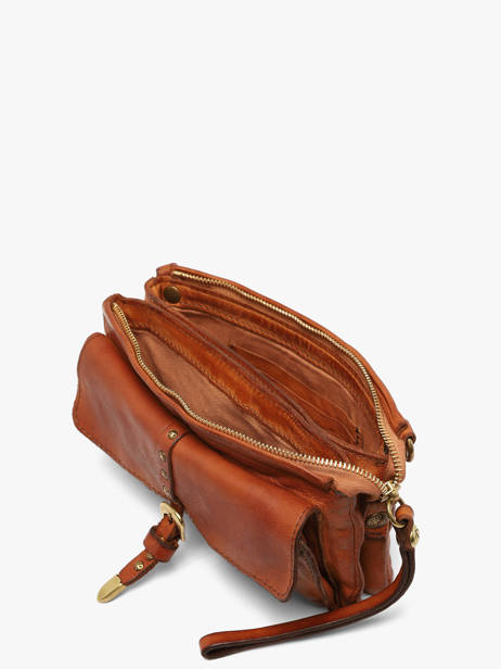 Cross Body Tas Kura Leder Campomaggi Bruin kura 34070ND ander zicht 3