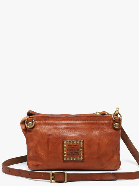Cross Body Tas Kura Leder Campomaggi Bruin kura 34070ND ander zicht 4
