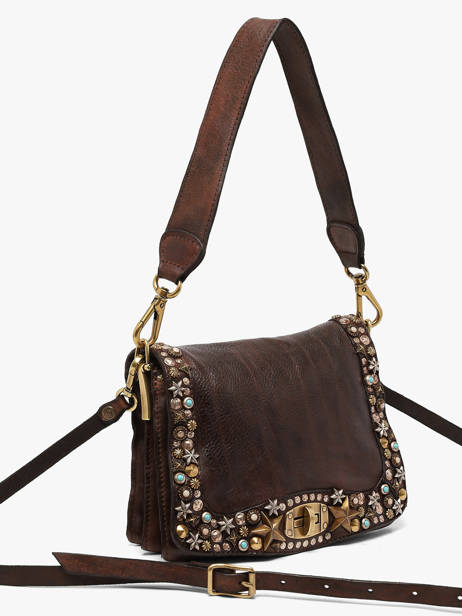 Cross Body Tas Poppi Leder Campomaggi Bruin poppi 38610ND ander zicht 1