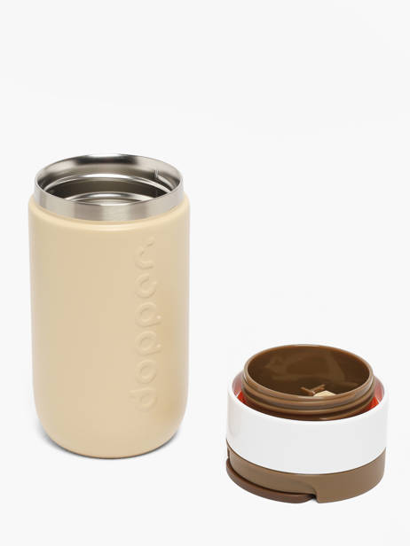 Travel Mug Warme Dranken Dopper Beige travel mug 300 ander zicht 2